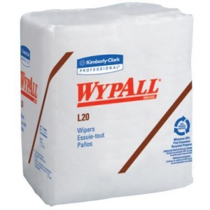 Wypall L20 Wipers 1/4 Fold White 68 Per Pack - All