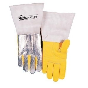 High Heat Welding Gloves Top Grain Cowhide X-Large Buck Tan - All