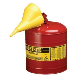 Type I Safety Cans Flammables 2 1/2 Gal Red - All