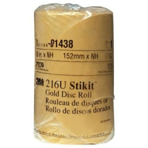 Stikit Gold Disc Rolls 216u Aluminum Oxide 6 in Dia. 220 Grit - All