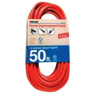 Outdoor Round Vinyl Extension Cord 50 Ft - All