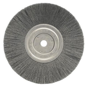 Narrow Face Crimped Wire Wheel 8 in D X 3/4 in W .0118 Steel Wire 6 000 Rpm - All