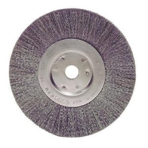 Narrow Face Crimped Wire Wheel 6 in D .0104 Stainless Steel Wire - All