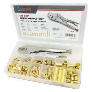 Hose Repair Kits Includes Splicers Crimping Tool Couplers Nuts Nipples - All