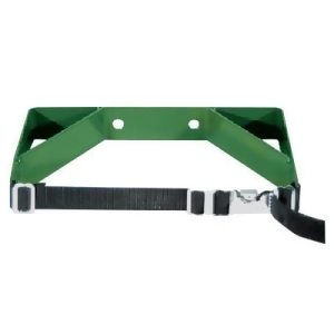 Cylinder Wall Brackets Dual with Chain Steel 7 in to 9 1/2 In Green - All