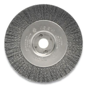 Narrow Face Crimped Wire Wheel 4 in D X 1/2 W .0118 Stainless Steel 6 000 Rpm - All