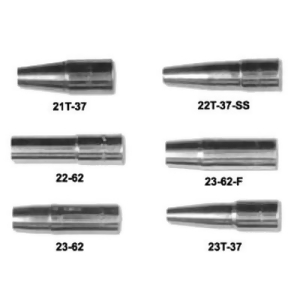 23 Series Nozzles, Self-Insulated, 1/8 in. Tip Recess, 3/4 in, For No. 3 Gun