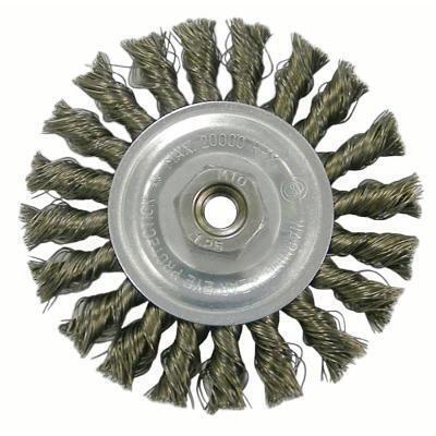 Vortec Pro Knot Wire Wheel, 4 in Dia, .014 Stainless Steel, Retail Pk 