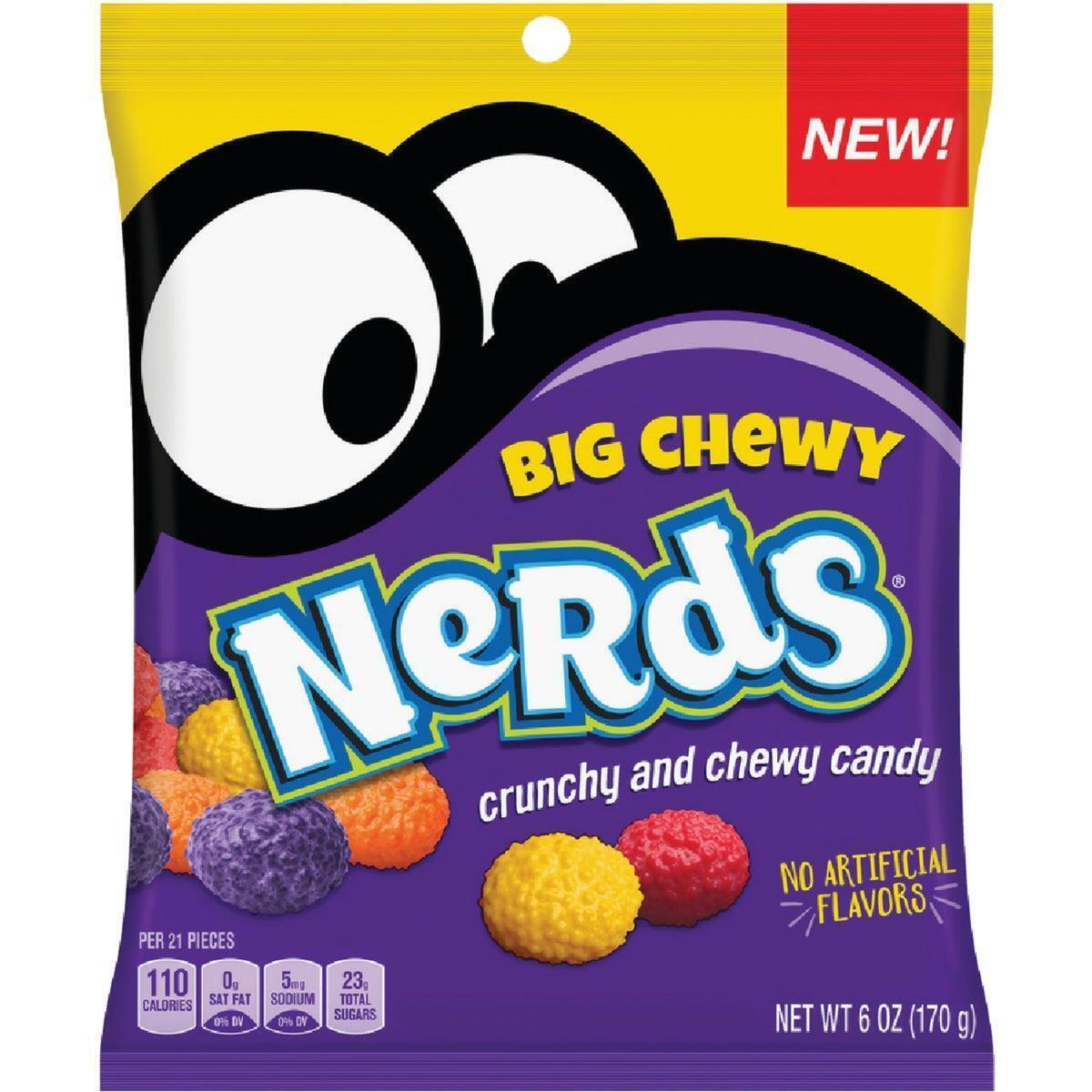 Nerds Assorted Flavors 6 Oz. Big Chewy Candy 121415 Pack of 12