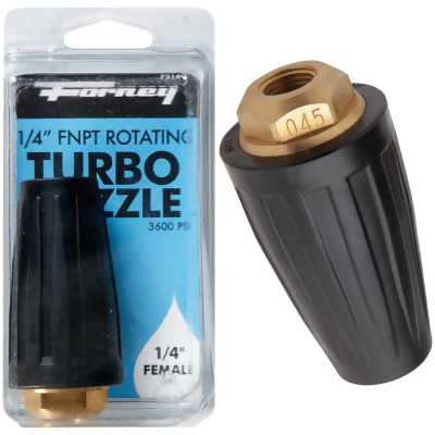 Forney 3600 psi Rotating Turbo Pressure Washer Nozzle 75160 