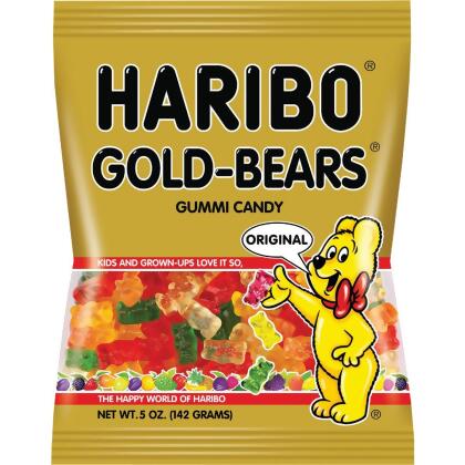 Haribo Gold-Bears Original Fruit Flavor 5 Oz. Candy 110934 Pack of 12