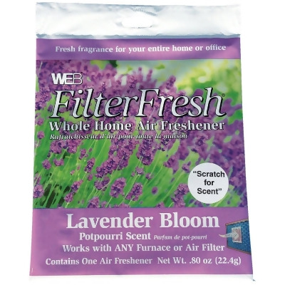 Web FilterFresh Furnace Air Freshener, Lavender Bloom WLAVENDER 