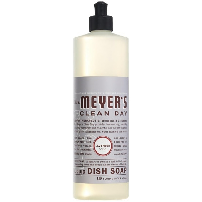 Mrs. Meyer's Clean Day 16 Oz. Lavender Scent Liquid Dish Soap 11103 