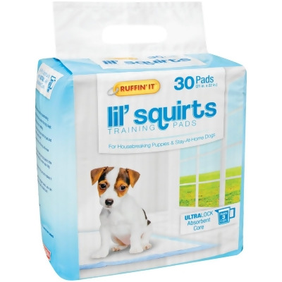 Ruffin' it Lil' Squirts 22 In. x 22 In. Puppy Training Pads (30-Pack) 82030 
