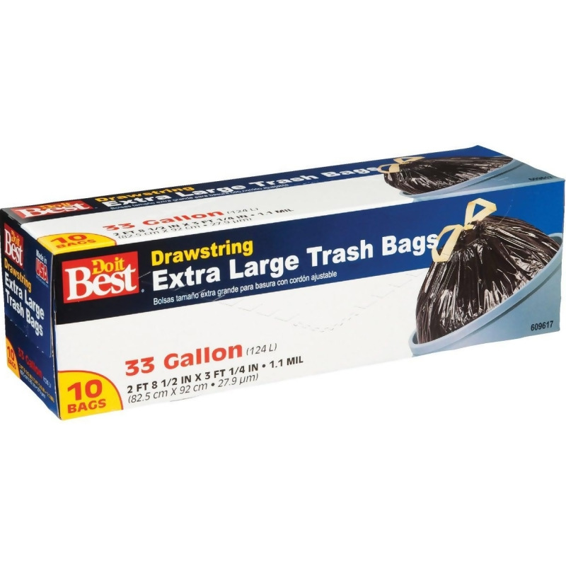 Do it Best 33 Gal. Extra Large Black Trash Bag (20-Count) 608499, 1 -  Harris Teeter