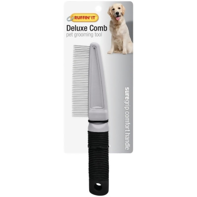 Westminster Pet Ruffin' it Chrome-Plated Bristle Grooming Comb 19711 