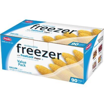 Presto 1 Gal. Reclosable Freezer Bag (90 Count) C00482S0 