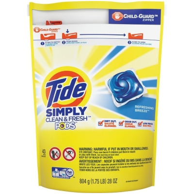 Tide Simply Clean & Fresh 28 Oz. 43 Load High Efficiency Pod Laundry Detergent 