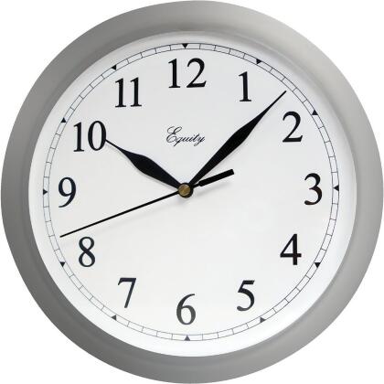 La Crosse Technology Equity Silver Quartz Wall Clock 25206 