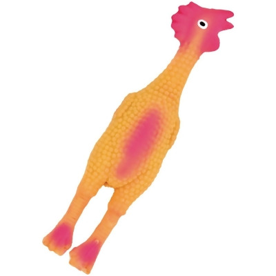 Westminster Pet Ruffin' It Squeaky 9 In. Latex Chicken Dog Toy 80528-2 