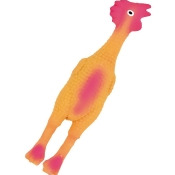 Westminster Pet Ruffin' It Squeaky 9 In. Latex Chicken Dog Toy 80528-2