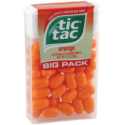 Tic Tac 1 Oz. Orange Mints Big Pack 112089 Pack of 12 