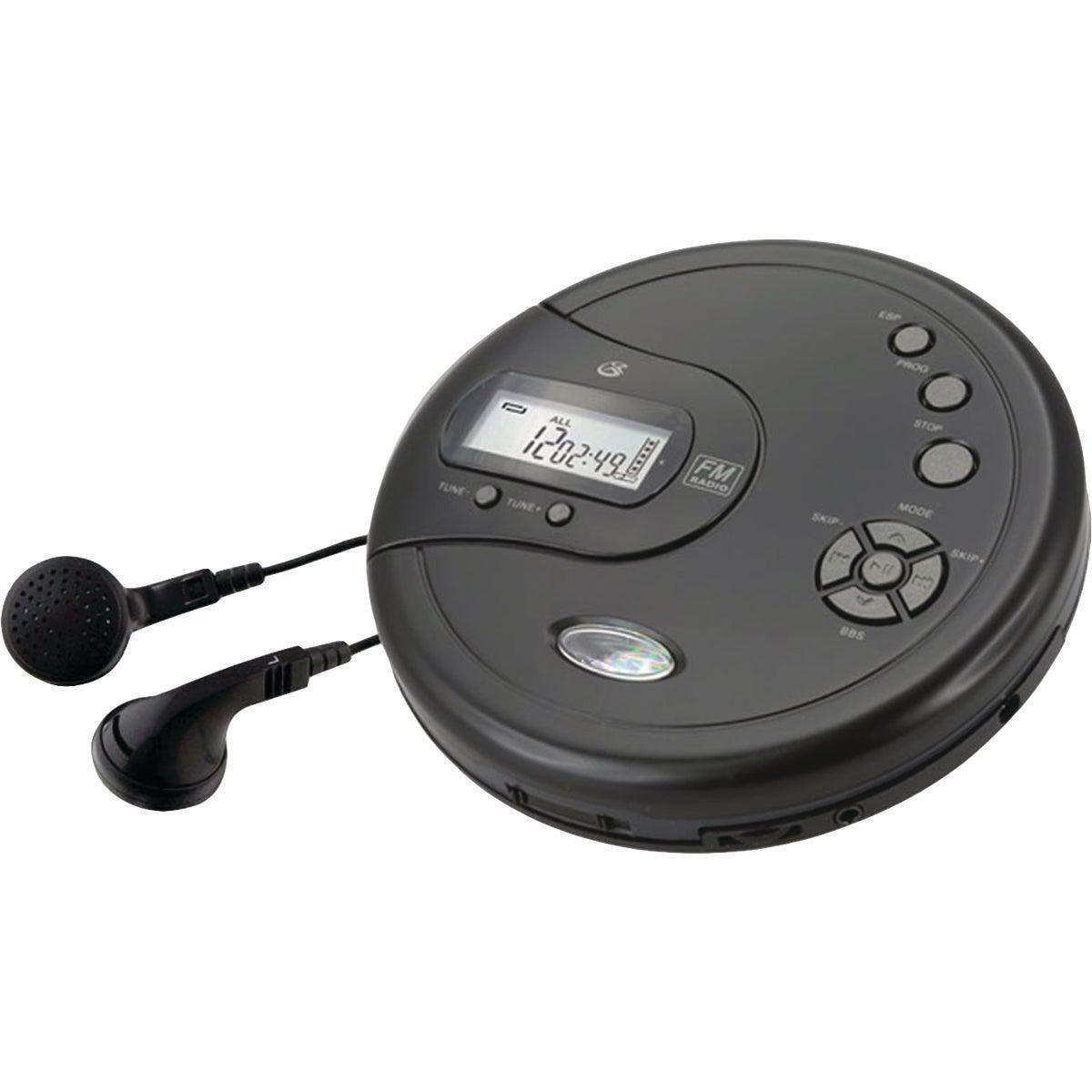 GPX Personal CD Player with Skip Protection PC332B