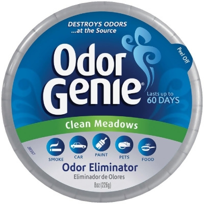DampRid Odor Genie 8 Oz. Clean Meadows Solid Air Freshener FG69CM 