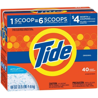Tide 56 Oz. 40 Load Powder Laundry Detergent 84981 