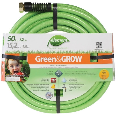 Element Green & Grow 5/8 In. Dia. x 50 Ft. L. Drinking Water Safe Garden Hose 