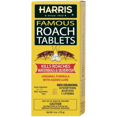 Harris 6 Oz. Ready To Use Tablets Silverfish & Roach Killer HRT-6 