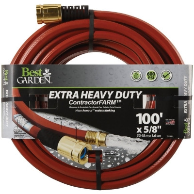 Best Garden 5/8 In. Dia. x 100 Ft. L. Drinking Water Safe Contractor Hose 
