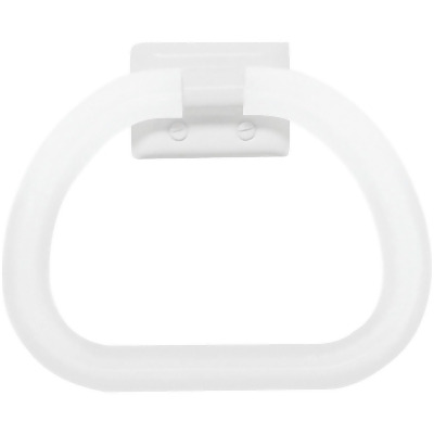 Decko White Plastic Towel Ring 48230 
