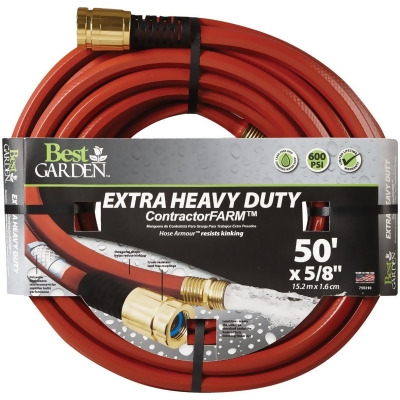 Best Garden 5/8 In. Dia. x 50 Ft. L. Drinking Water Safe Contractor Hose 