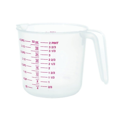 Norpro 4 Cup White Plastic Measuring Cup 3037 