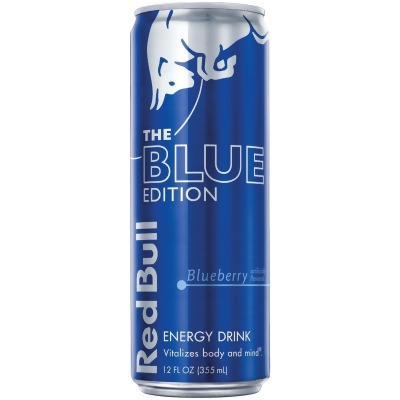 Red Bull 12 Oz. Blueberry Flavor Energy Drink RB203752 Pack of 24 