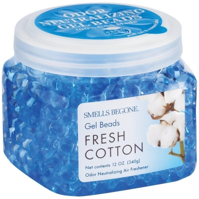 Smells Begone 12 Oz. Gel Beads Fresh Cotton Odor Neutralizer 52012 
