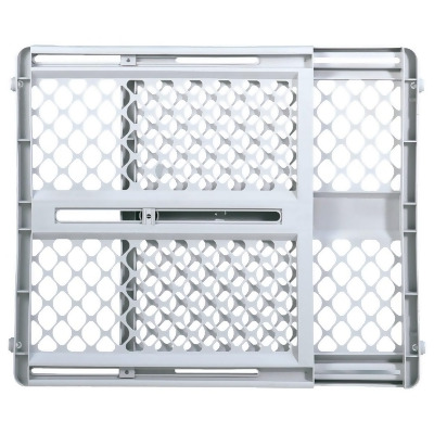North States 26 In. to 42 In. W. White Plastic Universal Pet Gate 8625 