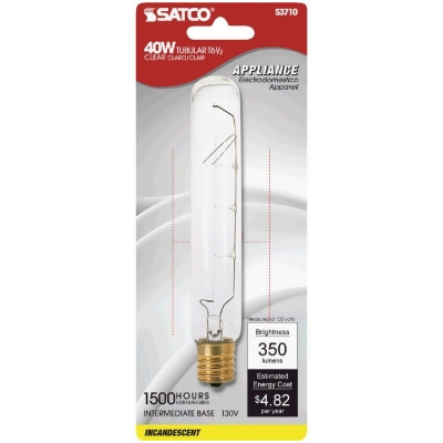 Satco 40w Clr Tubular Bulb S3710 