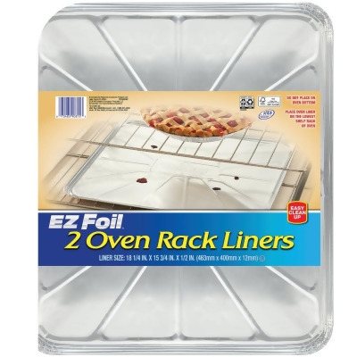 EZ Foil 15.75 In. x 18.25 In. Oven Rack Liner (2-Count) Z90815 Pack of 12 