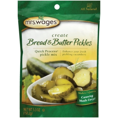 Mrs. Wages Quick Process 5.3 Oz. Bread & Butter Pickling Mix W620-J7425 