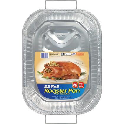 EZ Foil Rack 'N' Roast Roaster Pan with Handles Z01986 Pack of 12
