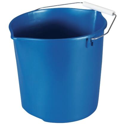 Rubbermaid Neat 'N Tidy 11 Qt. Royal Blue Bucket FG2963TPROYBL 
