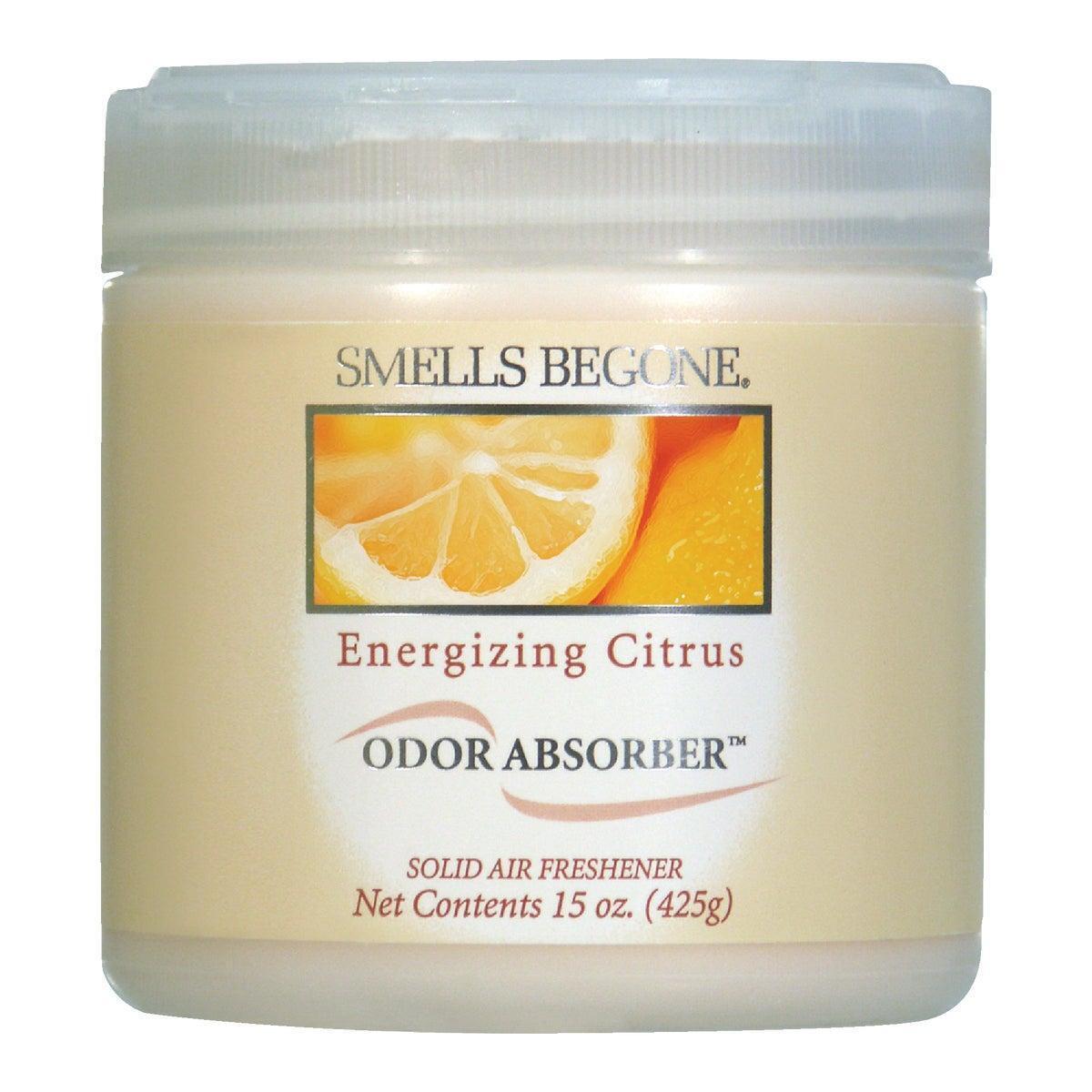 Smells Begone 15 Oz. Energizing Citrus Solid Air Freshener 50316