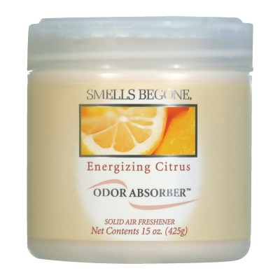 Smells Begone 15 Oz. Energizing Citrus Solid Air Freshener 50316 