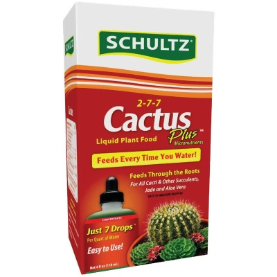 Schultz Cactus Plus 4 Oz. Concentrate 2-7-7 Liquid Plant Food SPF44300 