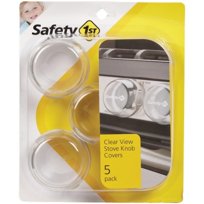 Safety 1st Clear View Plastic Stove Knob Covers (5-Pack) 48409 