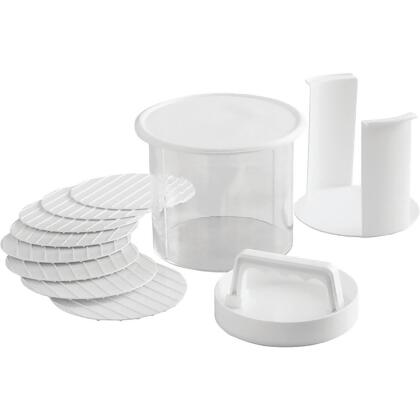 Mr. Bar-B-Q 6 In. Hamburger Press & Storage Container 40231Y 