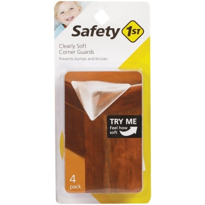 Safety 1st Clearly Soft Adhesive Gel Corner Guards (4-Pack) HS194 