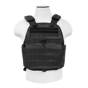 VISM Plate Carrier Vest - Black